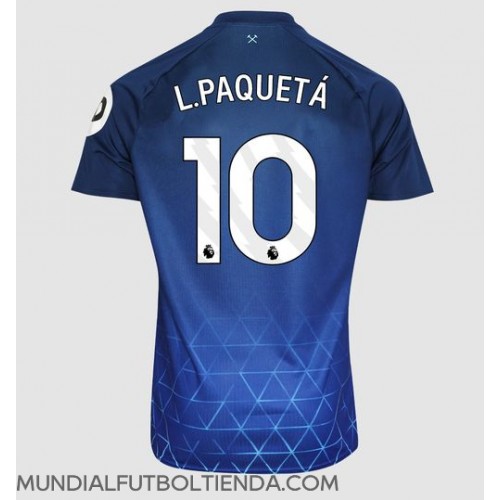 Camiseta West Ham United Lucas Paqueta #10 Tercera Equipación Replica 2023-24 mangas cortas